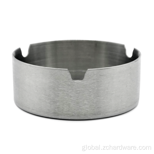 Outdoor Waterproof Ashtray Cigar Ashtray Tabletop Round Stainless Steel Ash Tray Manufactory